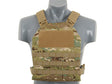 Simple Plate Carrier with Dummy Soft Armor Inserts - Multicamo