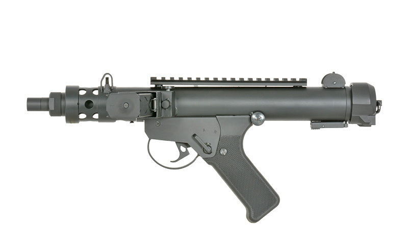 MK7 Sterling maskinpistol replica - Sort