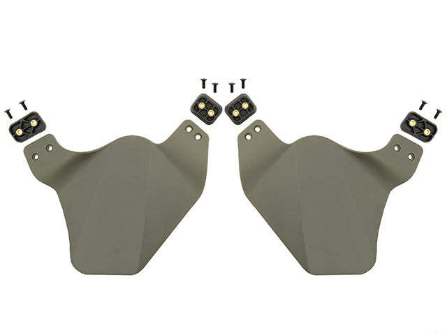 Protective side covers til helmets Set - Foliage