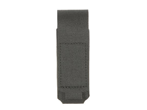 Enkelt Laser-Cut Pistol magasinlomme med Flap - Sort
