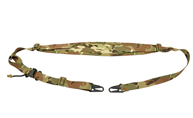 Two-point tactical sling with quick adjustment - Multicamo