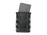 Soft Shell Rifle 5,56 Mag Pouch with MOLLE Clips - Black