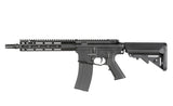 WE13 9,5" M4/AR-15 Knight's Armament Airsoft Riffel, 30 RPS, ETU - Sort