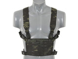 Lightweight Laser-Cut Chest Rig - Multicamo Black