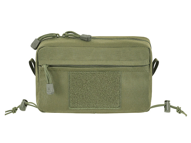 Two-Pocket Utility Pouch with Mounting Panel, Laser Cut
