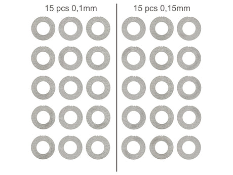 Metal Gear Spacer  0.1mm & 0.15mm