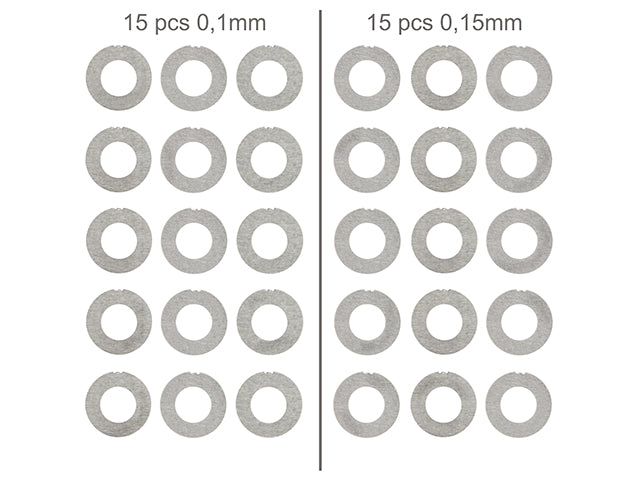 Metal Gear Spacer  0.1mm & 0.15mm