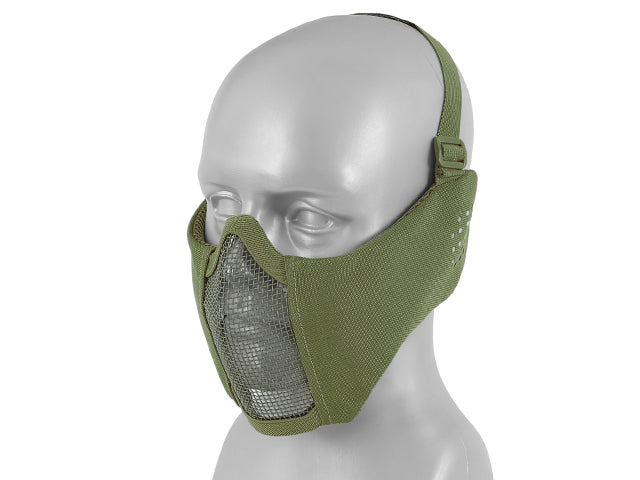 Low-Profile Mesh Mask with Cheek and Ear Protection type A