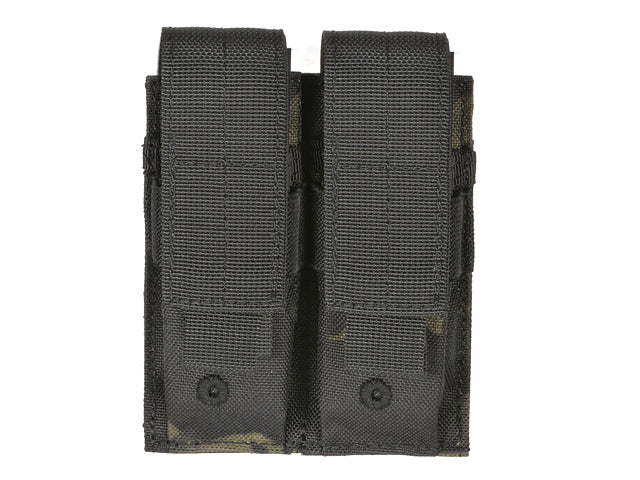 Double pouch for pistol magazines - Multicamo Black