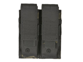 Double pouch for pistol magazines - Multicamo Black