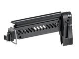 AK russisk side foldbar buttstock - Sort