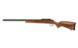 202 bolt-action airsoft riffel - ægte træ
