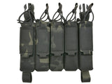 MP5 5-Magazine Pouch, Buckle-Up, Laser-Cut - Multicamo Black