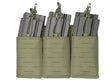 Laser Cut Panel with Pouches for 6 AR15 / AK Magazines - Ranger Green