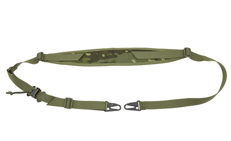 Two-point tactical sling with quick adjustment - Multicamo Tropic
