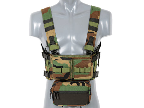 Micro MK3 Chest Rig - Woodland