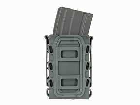 Soft Shell Rifle 5,56 Mag Pouch with MOLLE Clips - Wolf Gray