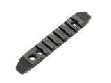 7-slot aluminium skinne MLOCK/KEYMOD -black