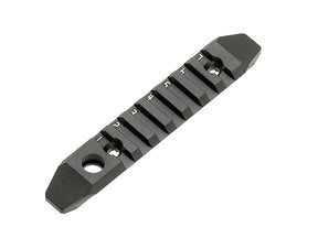 7-slot aluminium skinne MLOCK/KEYMOD -black