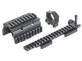 Replica Style NADS Montage 30mm Kikkertsigte Ring Assembly (5.56 Version) - Sort