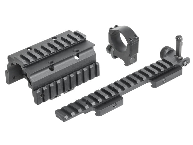 Replica Style NADS Montage 30mm Kikkertsigte Ring Assembly (5.56 Version) - Sort