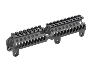 Taktisk russisk AK gas tube cover long - Sort