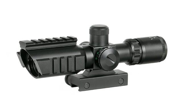 1.5-5x32 Riflescope w/ Integrated Mount, Rails - Black