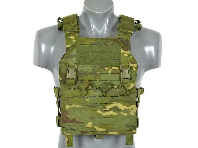 Laser-Cut “Buckle Up" Assault Plate Carrier with AR15/AK Magazine Pouch — MT