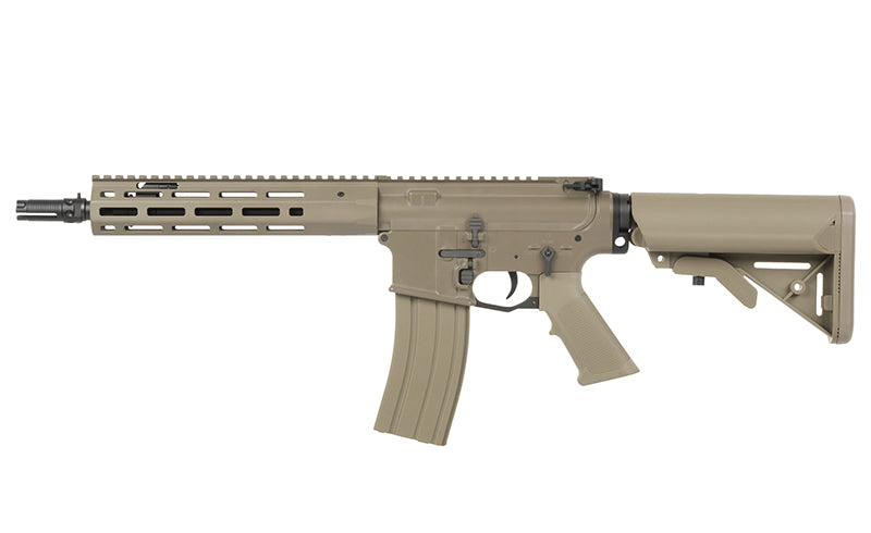 WE13 9,5" M4/AR-15 Knight's Armament Airsoft Riffel, 30 RPS, ETU - TAN