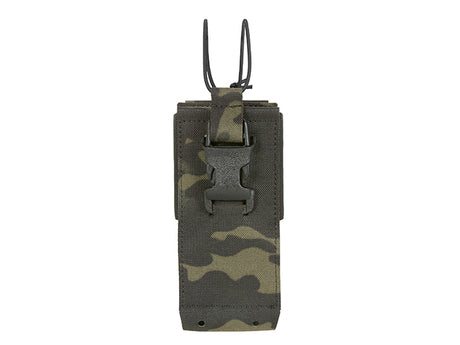 Open-Top Laser Cut Radio Pouch - Multicamo Black