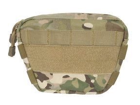 Drop Down Under Zip Pouch for Plate Carrier - Multicamo