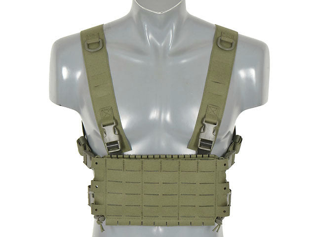 Chest Rig COMPACT - Buckle-up, MOLLE Laser Cut
