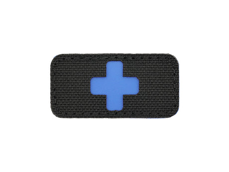 Laser Cut Medic Cross Patch - Blue