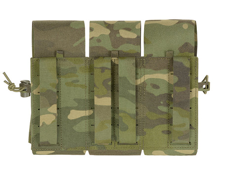 Triple Pouch for 6 AR15 Magazines, Laser Cut - Multicamo Tropic