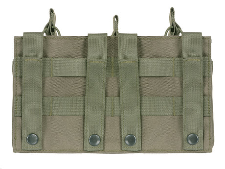 Open triple magazine pouch 7.62 - Ranger Green