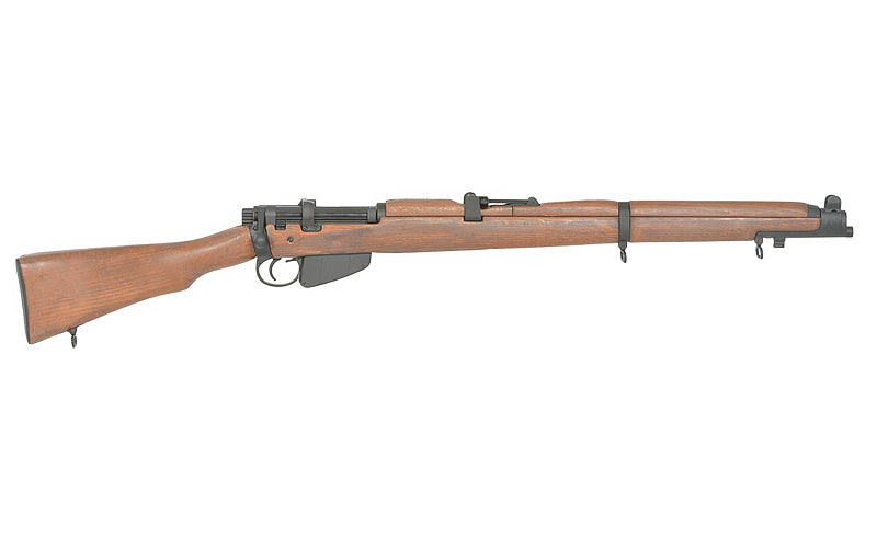 WWII SMLE No.1 MK III Bolt-Action Riffel Replica - ægte træ