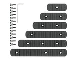 KeyMod/MLOCK Polymer Skinne Set - Sort