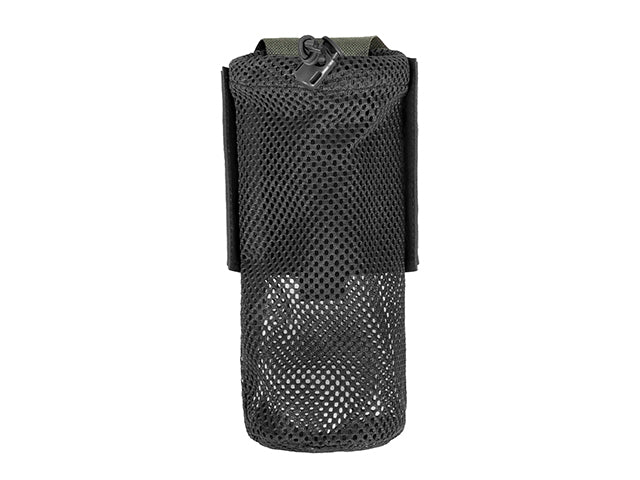 Foldable Bottle Pouch, dual mounting system, Laser Cut - Multicamo Black