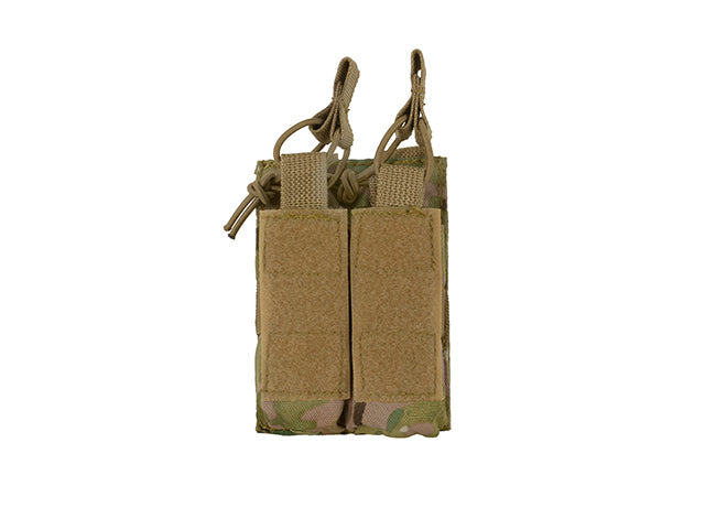 Open top double pistol mag pouch - MULTICAMO