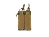 Open top double pistol mag pouch - MULTICAMO