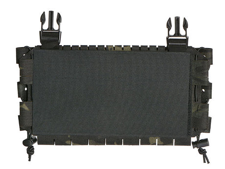 Buckle-up COMPACT Panel - insert for 3 magazines, MOLLE Laser Cut - Multicam Black