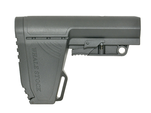 Adjustable Whale kolbe til AR-15/M4 - Sort