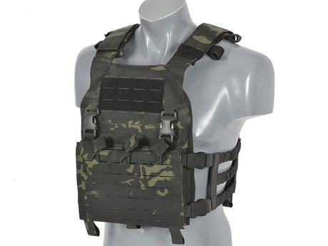 Laser-Cut “Buckle Up" Assault Plate Carrier with AR15/AK Magazine Pouch — MB