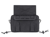 Two-Pocket Utility Pouch with Mounting Panel, Laser Cut