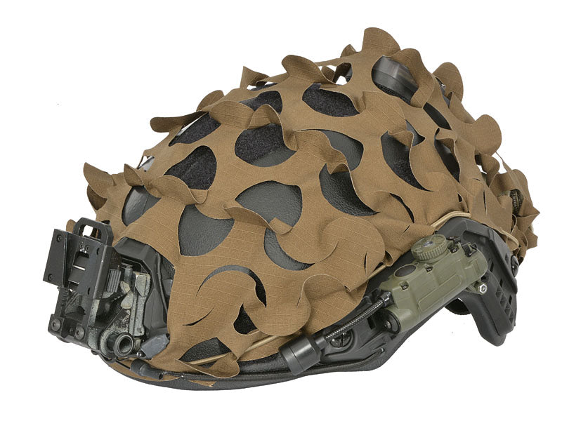 3D Laser-Cut Camouflage Cover for High-Cut Helmet