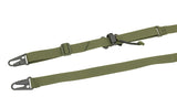 Two-point tactical sling with quick adjustment