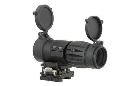Tactical 3X Magnifier with Flip to Side Mount - Black