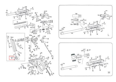 WE-P001 magasin bottom seal