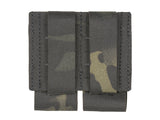 Double 40mm grenade pouch LASER CUT - Multicamo Black
