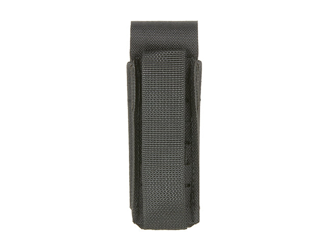 Enkelt Laser-Cut Pistol magasinlomme med Flap - Sort